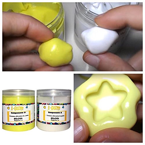 Offre spe' ciale. Masilla Epoxy Transparente – Gr 800 + goma de silicona en pasta "I-Gum Gr 500