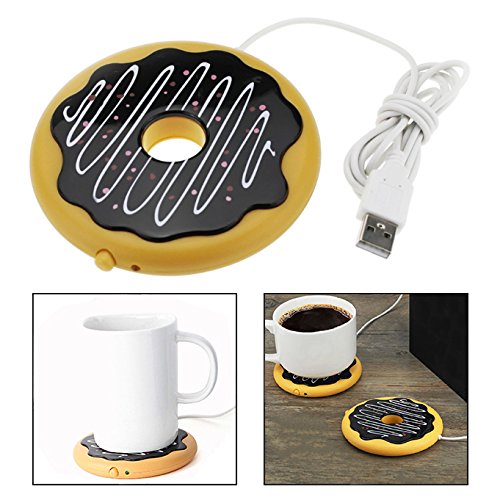 OFKPO Calienta Tazas USB Calentador, Cargador USB para la Oficina en Casa