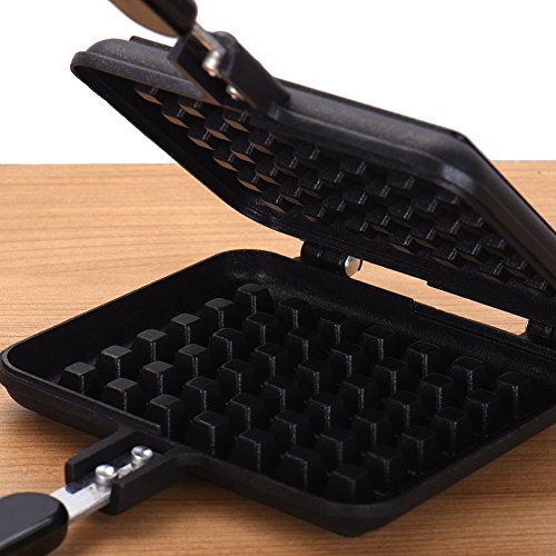 OFKPO Moldes para Gofres,Moldes de Waffle de Aleación de Aluminio para Cocina Hornear