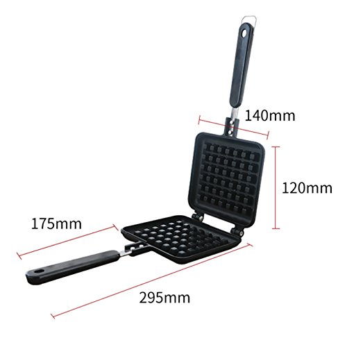 OFKPO Moldes para Gofres,Moldes de Waffle de Aleación de Aluminio para Cocina Hornear