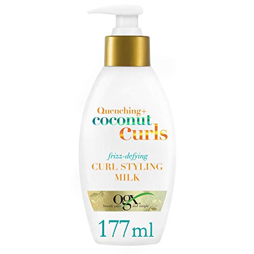 ogx de remojo con coco rizos Frizz desafiando Curl Estilo Leche, 177 ml