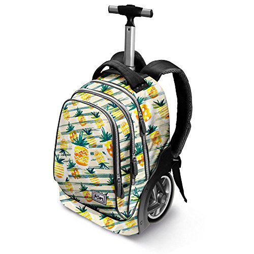 Oh My Pop! Ananas Trolley Travel GT Mochila Tipo Casual, 51 cm, 42 Litros, Amarillo