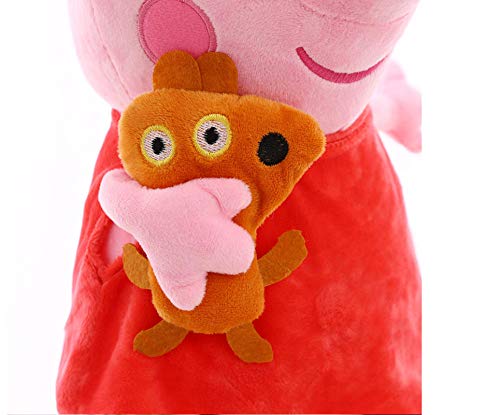 oifsa 30Cm Peppa Pig Family Pack George Mom and Dad Peluche Muñeca Peluche Página Regalo De Cumpleaños para Niños