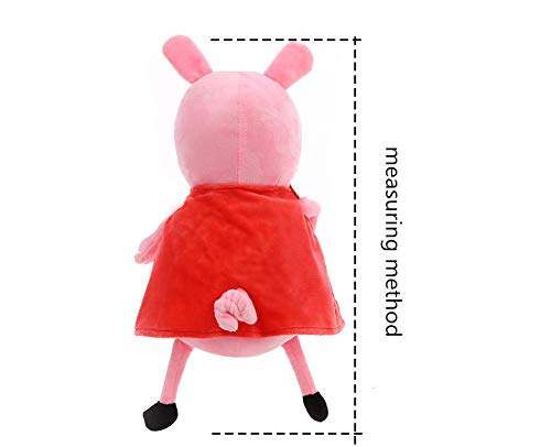 oifsa 30Cm Peppa Pig Family Pack George Mom and Dad Peluche Muñeca Peluche Página Regalo De Cumpleaños para Niños