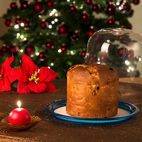 Omada Design Panettone Door con bandas de 25 cm en el interior y 33 cm en el exterior, campana fresca, desmontable, apilable, apta para lavavajillas, Línea Trendy