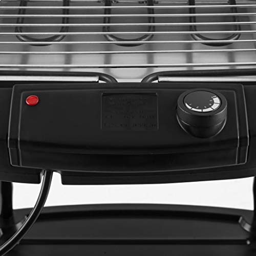 Oneconcept Dr. Beef II Gusto Edition - Parrilla eléctrica, Grill eléctrico, Potencia máxima 2000 W, 900 cm², Temperatura Ajustable, Circuito de Seguridad, Base extraíble, Desmontable, Negro