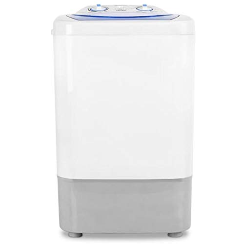 Oneconcept SG002 Camp Edition - Mini-Lavadora, Capacidad de 2,8 kg, Potencia de 250 W, Programador para lavado, Bajo Consumo energético y de Agua, Lavadora para Camping, Ideal para Estudiantes, Blanco