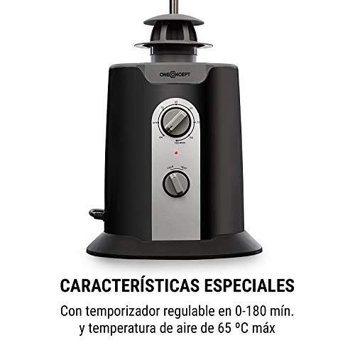 Oneconcept ShirtButler Clean Edition - Secador de Camisas automático, 2 en 1: Seca y Plancha, Maniquí de Planchado, Aire frío y Caliente, Easy-Dry, Tallas Desde S hasta L, hasta 65 °C, Negro