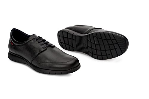 Oneflex Fabien Negro - Zapatos cómodos de Hombre para hostelería- Suela extralight y Antideslizante - Talla 44