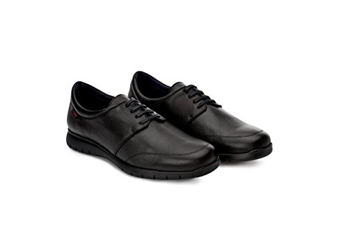 Oneflex Fabien Negro - Zapatos cómodos de Hombre para hostelería- Suela extralight y Antideslizante - Talla 44