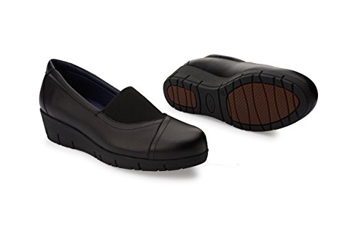 Oneflex Marie Negro - Zapatos anatómicos Profesionales cómodos para Mujer- Talla 42