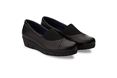 Oneflex Marie Negro - Zapatos anatómicos Profesionales cómodos para Mujer- Talla 42