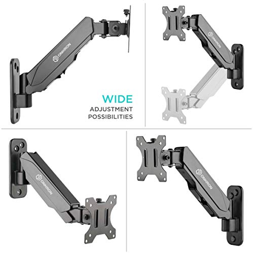 ONKRON G120 Soporte de Pared para TV 13-32 Pulgadas - Montaje en Pared Ultra Delgado Articulado - Inclinación y Giratorio - MAX VESA 100x100 mm