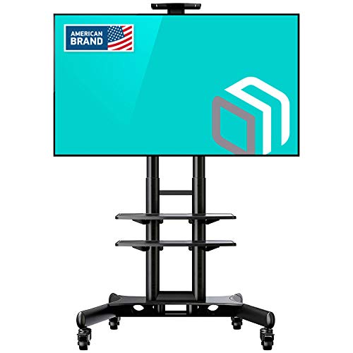 ONKRON TS1552 Carro TV Soporte Móvil para TV de 32" a 65", VESA max. 600 x 400mm Soporte de Pie para TV, base para television con ruedas