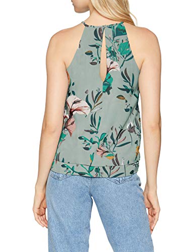 Only Onlmariana Myrina S/l Top Noos Wvn Camiseta sin Mangas, Multicolor (Granite Green AOP:DIDA Flower), 40 (Talla del Fabricante: 38.0) para Mujer