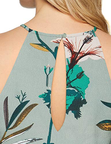 Only Onlmariana Myrina S/l Top Noos Wvn Camiseta sin Mangas, Multicolor (Granite Green AOP:DIDA Flower), 40 (Talla del Fabricante: 38.0) para Mujer