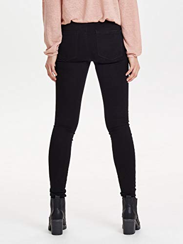 Only Onlroyal High Sk Jeans Pim600 Noos, Jeans Skinny para Mujer, Negro (Black), L (Talla Fabricante:34)