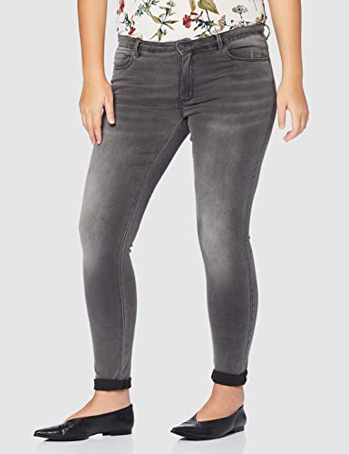 Only Onlroyal Reg SK Dnm Jeans Bj312 Noos Vaqueros Skinny, Gris (Dark Grey Denim Dark Grey Denim), 27W / 32L para Mujer