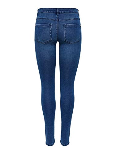 Only Onlroyal Reg Skinny Jeans Pim504 Noos Pantalones, Azul (Medium Blue Denim), 42/L34 (Talla Fabricante: XL) para Mujer
