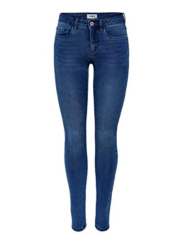 Only Onlroyal Reg Skinny Jeans Pim504 Noos Pantalones, Azul (Medium Blue Denim), 42/L34 (Talla Fabricante: XL) para Mujer