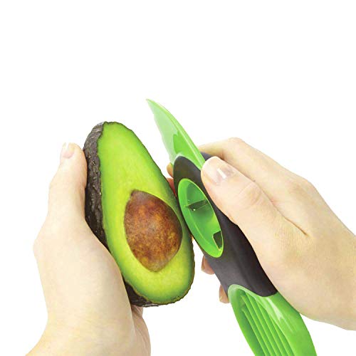 OnlyBP – Cortador Aguacate, Pelador Aguacate, Pelador de Fruta de Color Verde