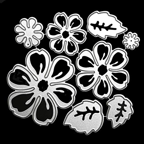 OOTSR Troqueles de corte de flores, Plantillas de corte de metal con diseño de flor 3D para Scrapbooking/Relieve/Álbum de fotos Decor/DIY Craft/Gifts