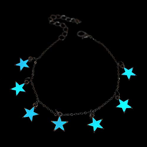 OPAKY Moda Mujer Noche Luminosa Joyería Personalidad Luminosa Pulsera Brazalete para Novios, Mujer, Hombre, Amigos y Familia | Regalo de San Valentín y la Navidad