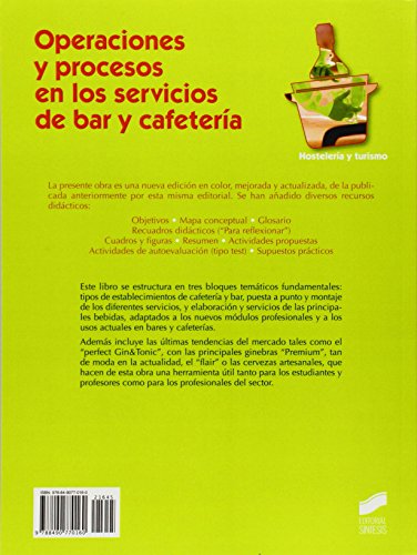 Operaciones y procesos en los servicios de bar y cafetería: 45 (Hostelería y Turismo)