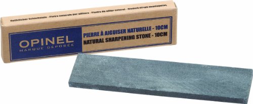 Opinel 001541/1 Piedra Natural de Afilar 10 Cm, gris, M