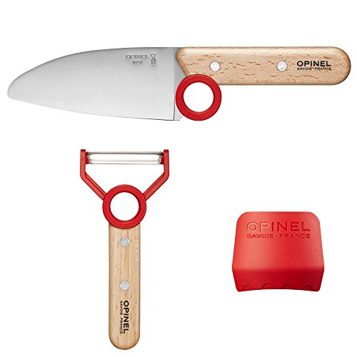 Opinel Le Petit Chef Cuchillo, Stainless Steel, gris