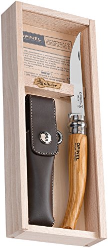 Opinel O001090 Estuche Afilado N°10, Acero Inoxidable, marrón, L