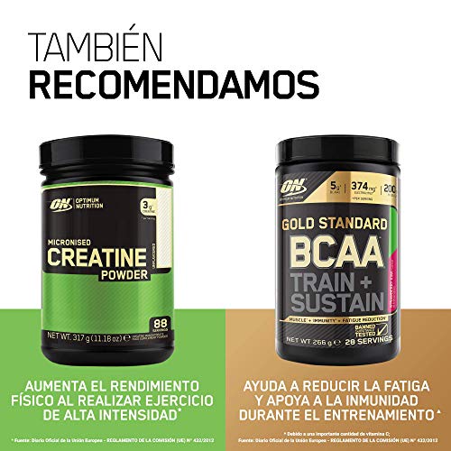 Optimum Nutrition ON Gold Standard 100% Whey Proteína en Polvo Suplementos Deportivos, Glutamina y Aminoacidos, BCAA, Galletas y Crema, 29 porciones, 900g, Embalaje puede variar