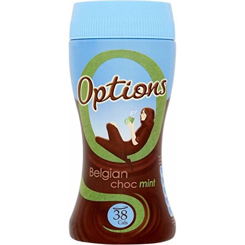 Options Bebida De Chocolate Caliente Instantánea Menta Chocolate Belga (220g)