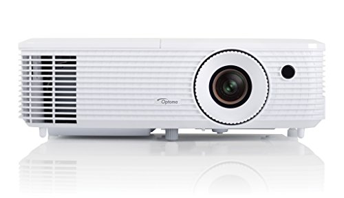 Optoma HD27 - Proyector, Full HD 1080p, 3200 ANSI Lúmenes, FHD, 2x HDMI, soporte MHL, altavoz integrado de 10 W, color blanco