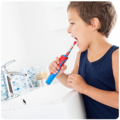 Oral-B Stages Power Kids - Cepillo Eléctrico Recargable para Niños con Personajes de Mickey de Disney, 1 Mango, Cabezal de Recambio x 1