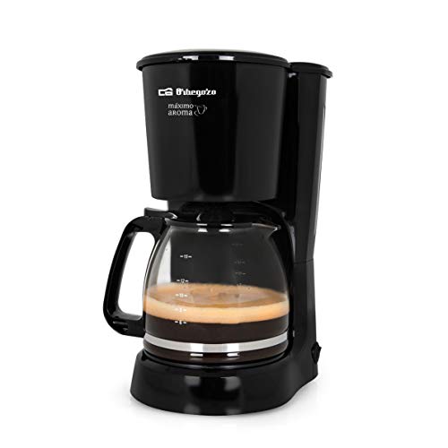 Orbegozo CG 4024 - Cafetera goteo, capacidad para 15 tazas, jarra de crital de 1,6 litros, 800 W de potencia