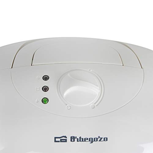 Orbegozo DH 1036 Deshumidificador, 180 W, 2.1 litros, 40 Decibelios, Azul/Blanco