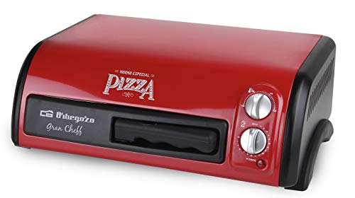 Orbegozo HO 150 - Horno para Pizza, 1300 W de Potencia, 15 litros de Capacidad, Temporizador 60 minutos, Bandeja Recoge Migas