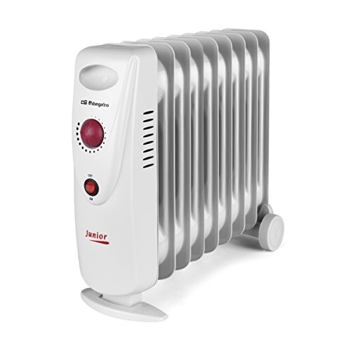 Orbegozo RO 1210 C – Radiador de aceite mini, potencia de 1200 W, construcción modular y diseño compacto en color blanco