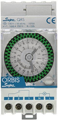 Orbis Supra QRS 230 V Interruptor horario analógico de distribución, OB290332N