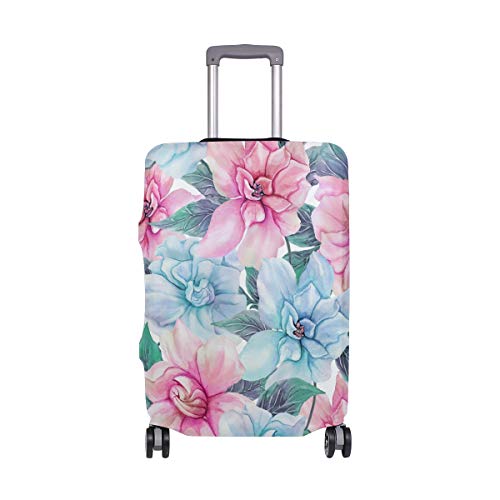 Orediy - Funda elástica para equipaje de viaje, diseño de flores de Gardenia (sin maleta), multicolor (Multicolor) - suitcasecover