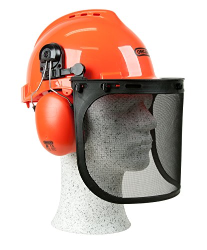 Oregon 562412 Yukon - Casco de seguridad con protector para cara