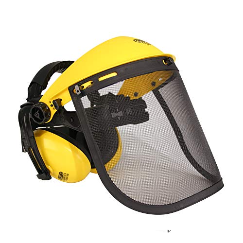 Oregon - Careta protectora con visor y auriculares