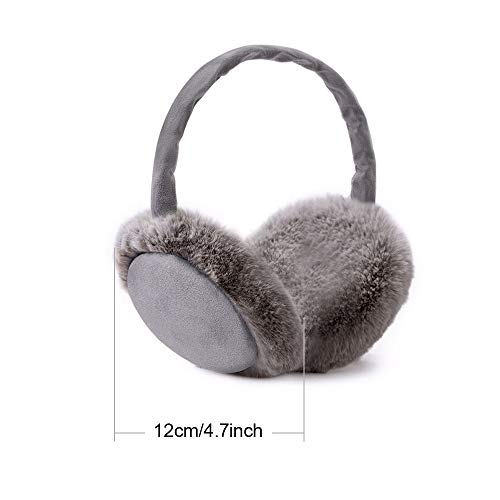 Orejeras , synmixx felpa Orejeras Nvierno Cálido Ajustable Outdoor Earmuffs para Actividades y Deportes al Aire Libre, Hombres Mujeres Niños