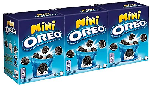 Oreo Mini Galletas 160 gr. [Pack de 3]