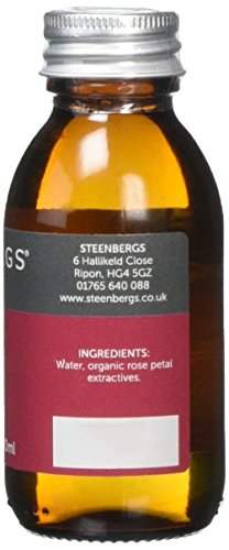 Organic Rose Water 100ml Glass Bottle