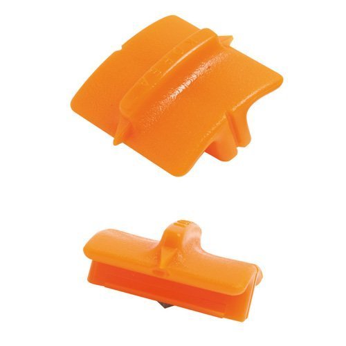 Original Fiskars Cuchillas de repuesto para máquinas de corte de papel, 2 unidades, para corte recto, Naranja, 1003868