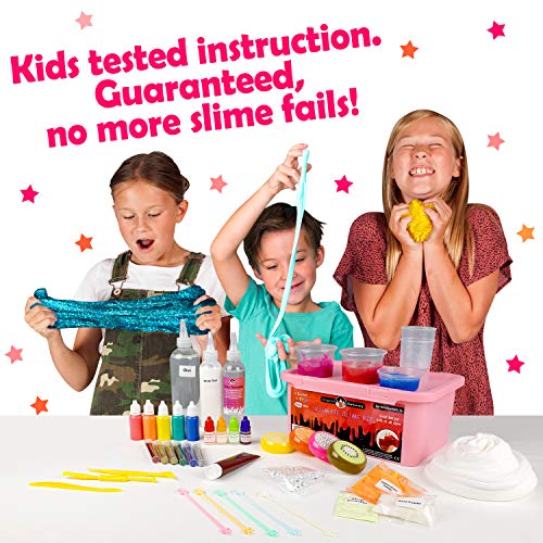 Original Stationery Kit de Slime Kit para Elaboración de Slime “Hágalo Usted Mismo” con Complementos para Slime Unicornio, Purpurina, Nube, Mantequilla, Espuma y Más para Niñas y Niños