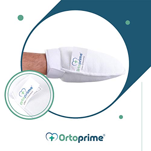 OrtoPrime Manopla Antiescaras - PROTECCIÓN Manos y Muñecas - Manoplas Escaras ACOLCHADA - Guantes ANTIESCARAS Confort y Descanso