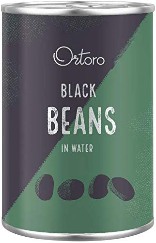 Ortoro - Alubias negras, 400 g (paquete de 12)